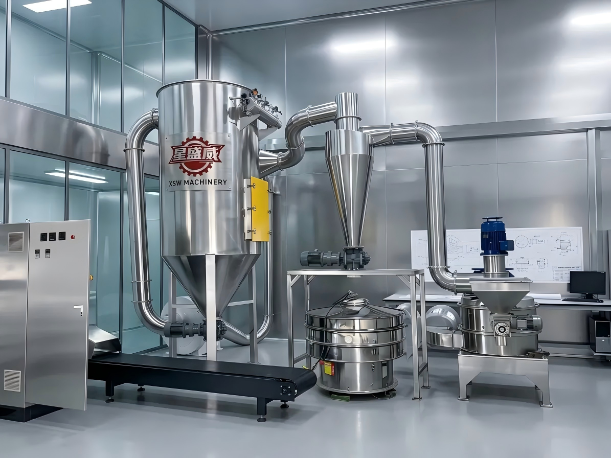 Первый выбор для предприятий, производящих товары для здоровья, для повышения качества и эффективности: сверхтонкая дробилка Xingshengwei помогает снизить затраты и повысить эффективность переработки порошка спор / ганодермы.