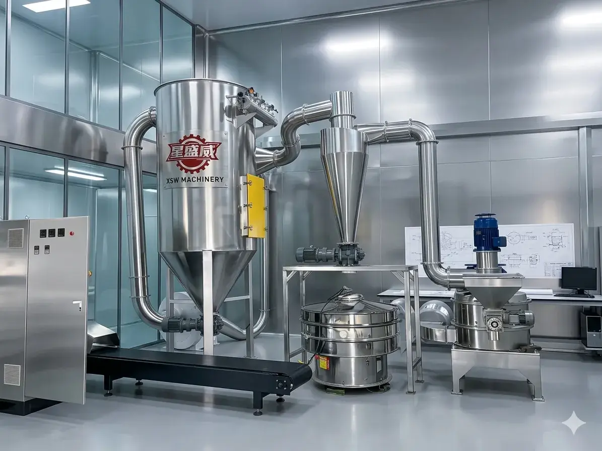 Xingshengwei Machinery помогает известным европейским фармацевтическим компаниям удвоить производственные мощности сверхтонкого измельчения.